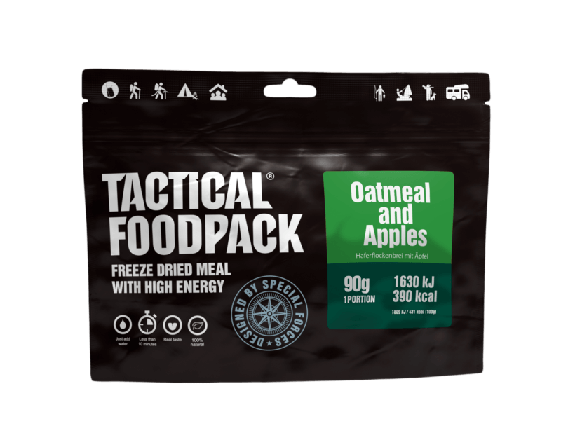 Kaerahelbepuder õuntega 90g pakend