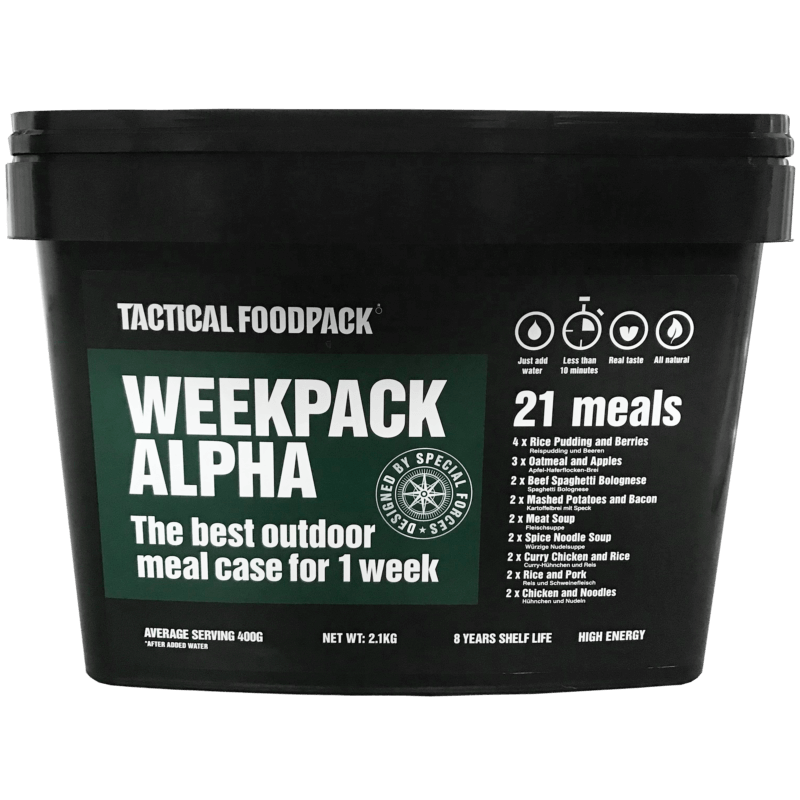 Weekpack Alpha tootepilt kast