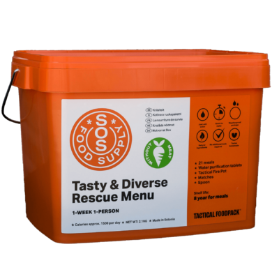 Nädala toiduvarukomplekt lihata pakend