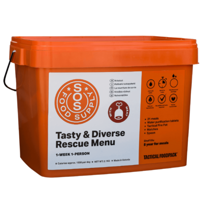 Nädala toiduvarukomplekt lihaga pakendi pilt