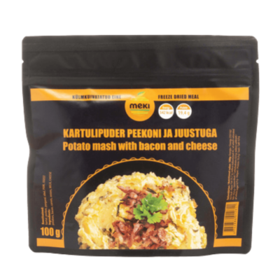 Kartulipuder peekoni ja juustuga 100g