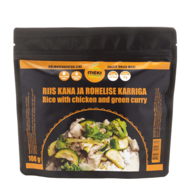 Riis kana ja rohelise karriga 100g