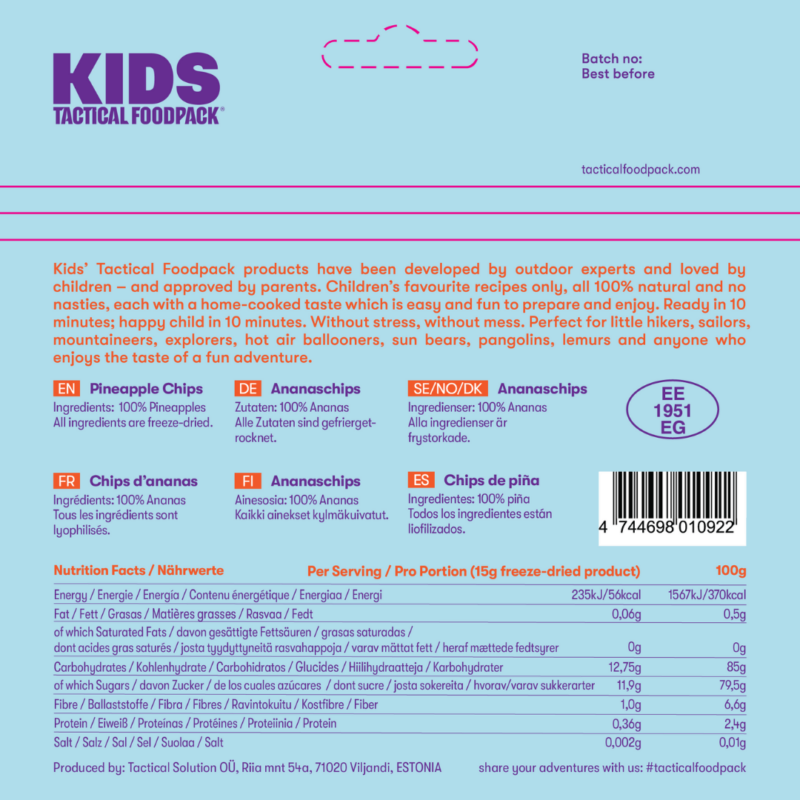 Kids kombopakk river magustoidu info