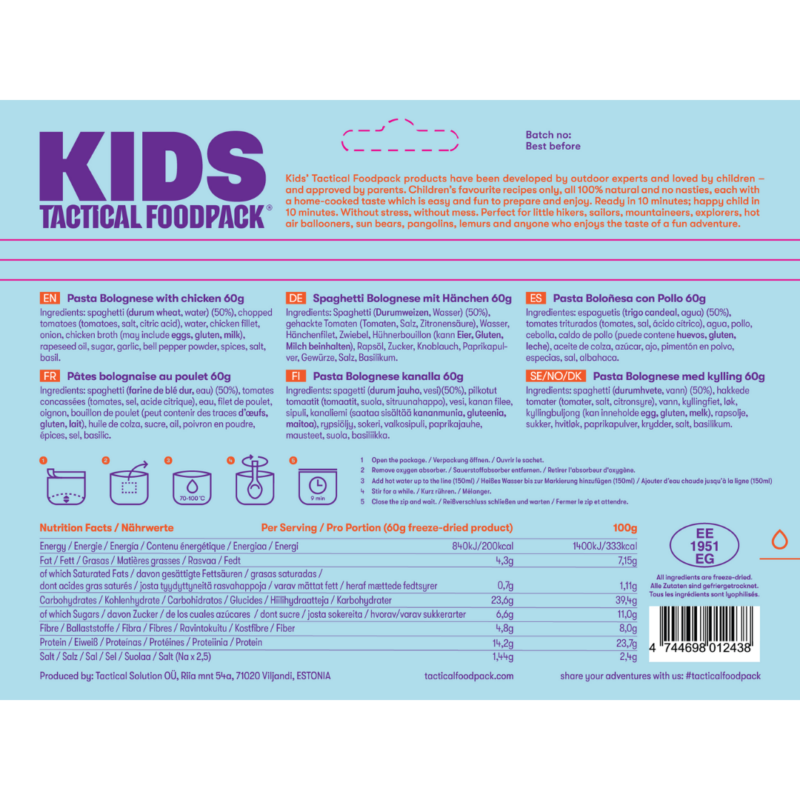 Kids kombopakk river lõuna info