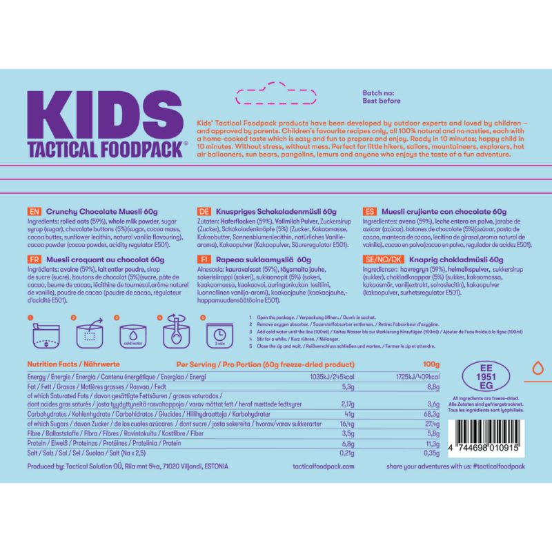 Kids kombopakk river hommikusöögi info